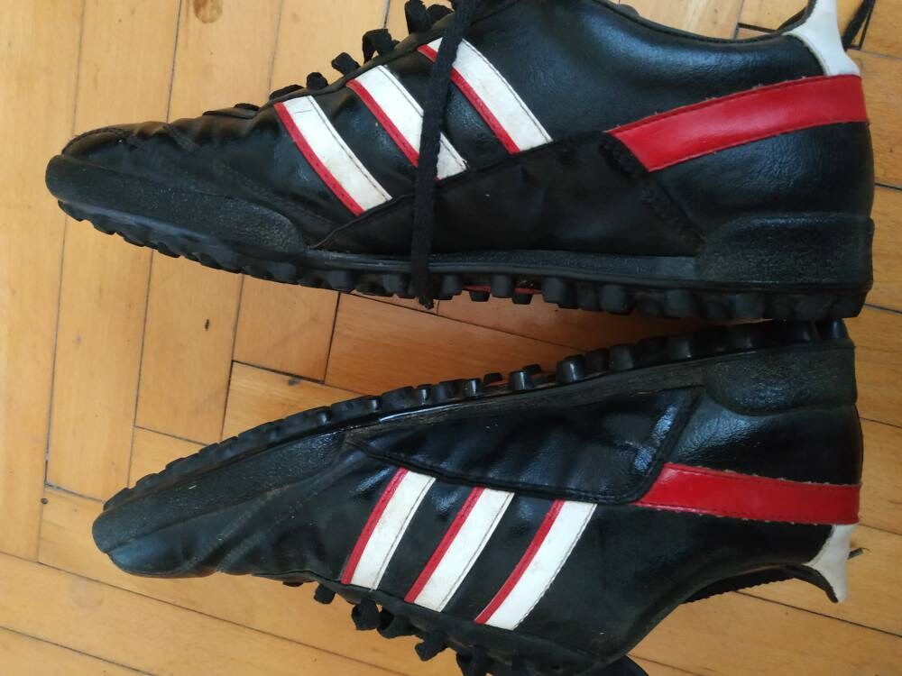 Adidas vintage football boots size FR44 US 9.5 GB 9.5 made in Etsy