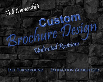 Custom Brochure Design, Bi Fold Brochure, Tri Fold Brochure, Design your own Brochure, Graphic Design Services, Brochure Template, Business