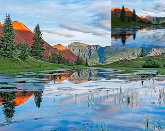 Custom Landscape Painting, Custom Landscape Painting From Photo, Custom Landscape Art, Custom Landscape Print, Custom Landscape Oil Painting