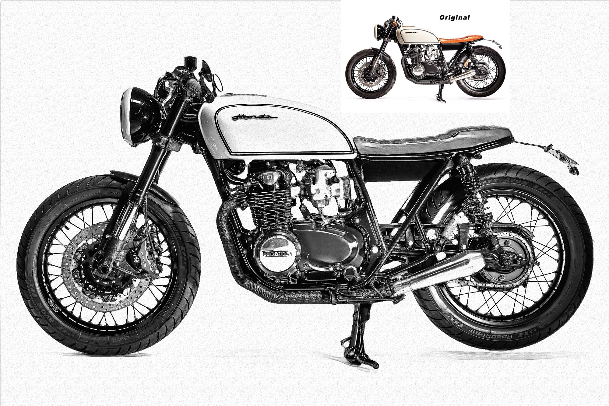 Custom Motorcycle Drawing, Motorcycle Poster, Motorcycle Art Print ...