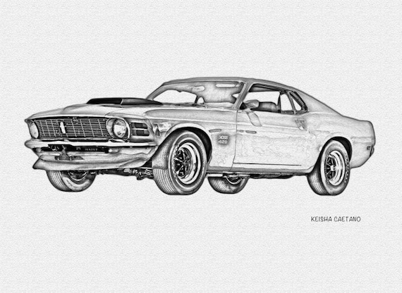 20+ Latest Ford Mustang Front View Drawing | Inter Venus