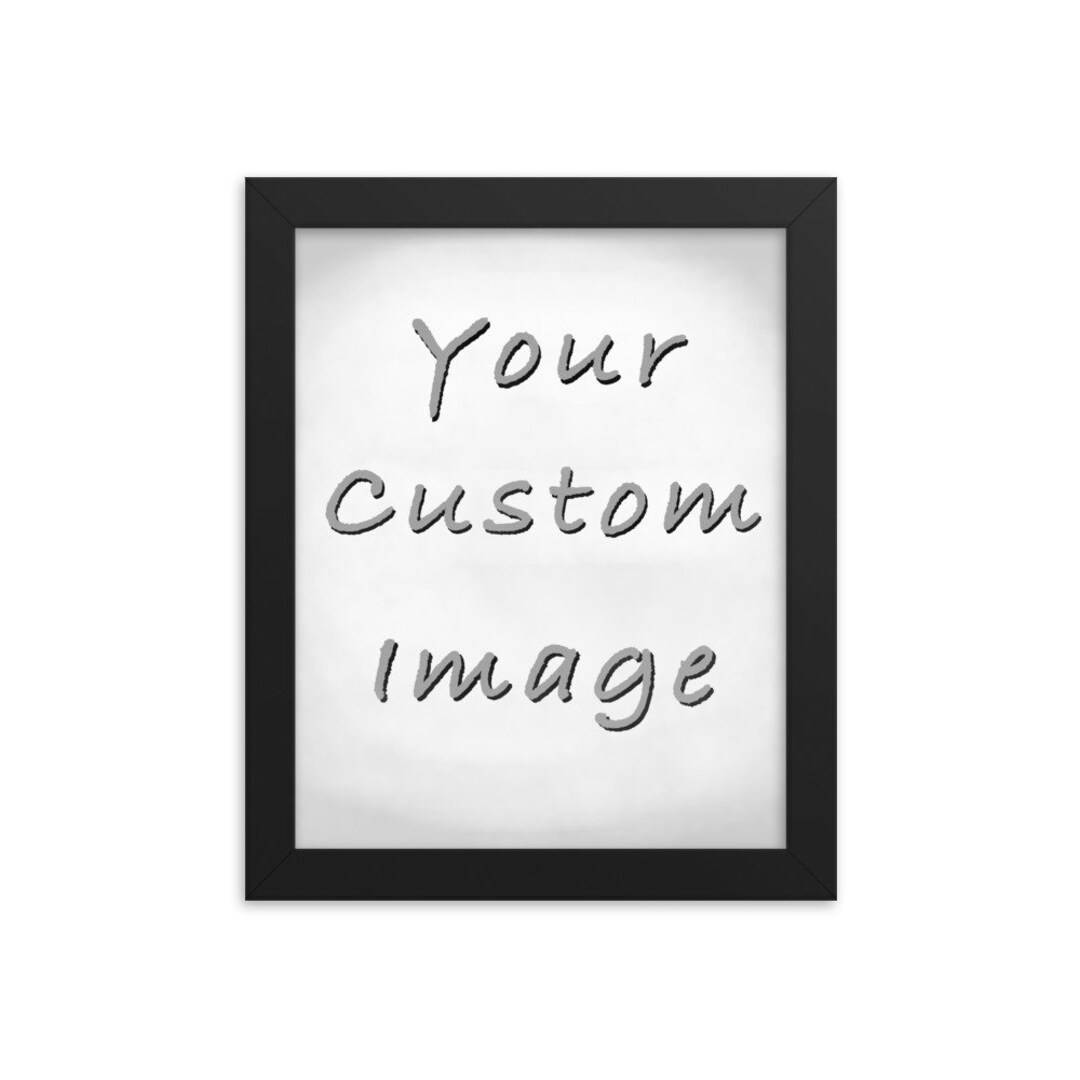 Custom Framed Poster Framed Poster Framed Poster Art Framed Etsy