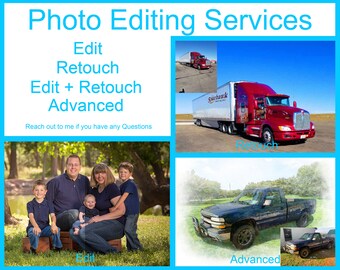 Photo Editing Service, Photo Retouching, Enhance Your Photo, Photoshop Service, Image Touch Ups, Remove Background, Professional Photo Edit