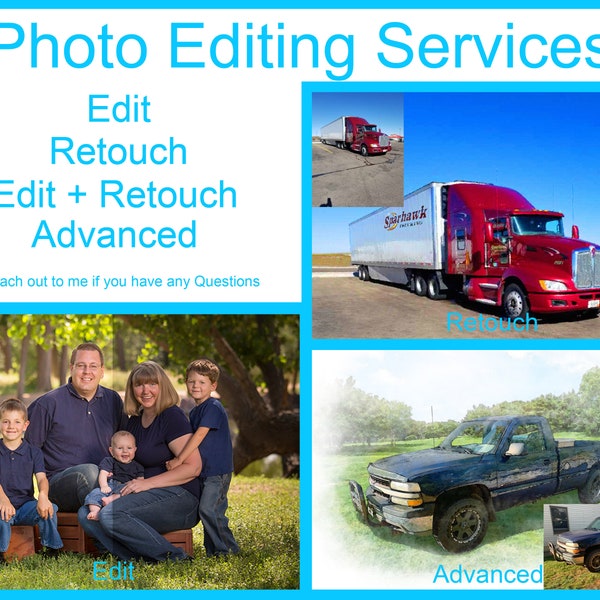 Photo Editing Service, Photo Retouching, Enhance Your Photo, Photoshop Service, Image Touch Ups, Remove Background, Professional Photo Edit