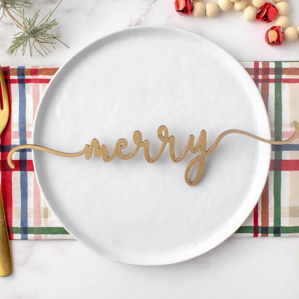 Christmas Place Setting Words, Christmas words SVG, Sublimation Designs, Christmas SVG, Ornament Svg, SVG Files for Cricut, Laser Cut Files