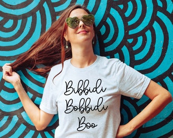 bibbidi bobbidi boo, Halloween Shirt SVG, SVG Files For Cricut, Sublimation Designs, Halloween SVG