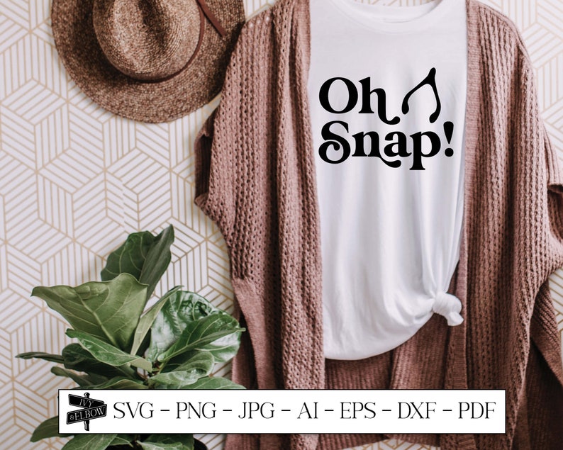 Oh Snap Wishbone Svg Sublimation Designs Thanksgiving SVG | Etsy