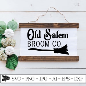 Old Salem Broom Co Sublimation Designs Coffee Cup SVG Hocus - Etsy
