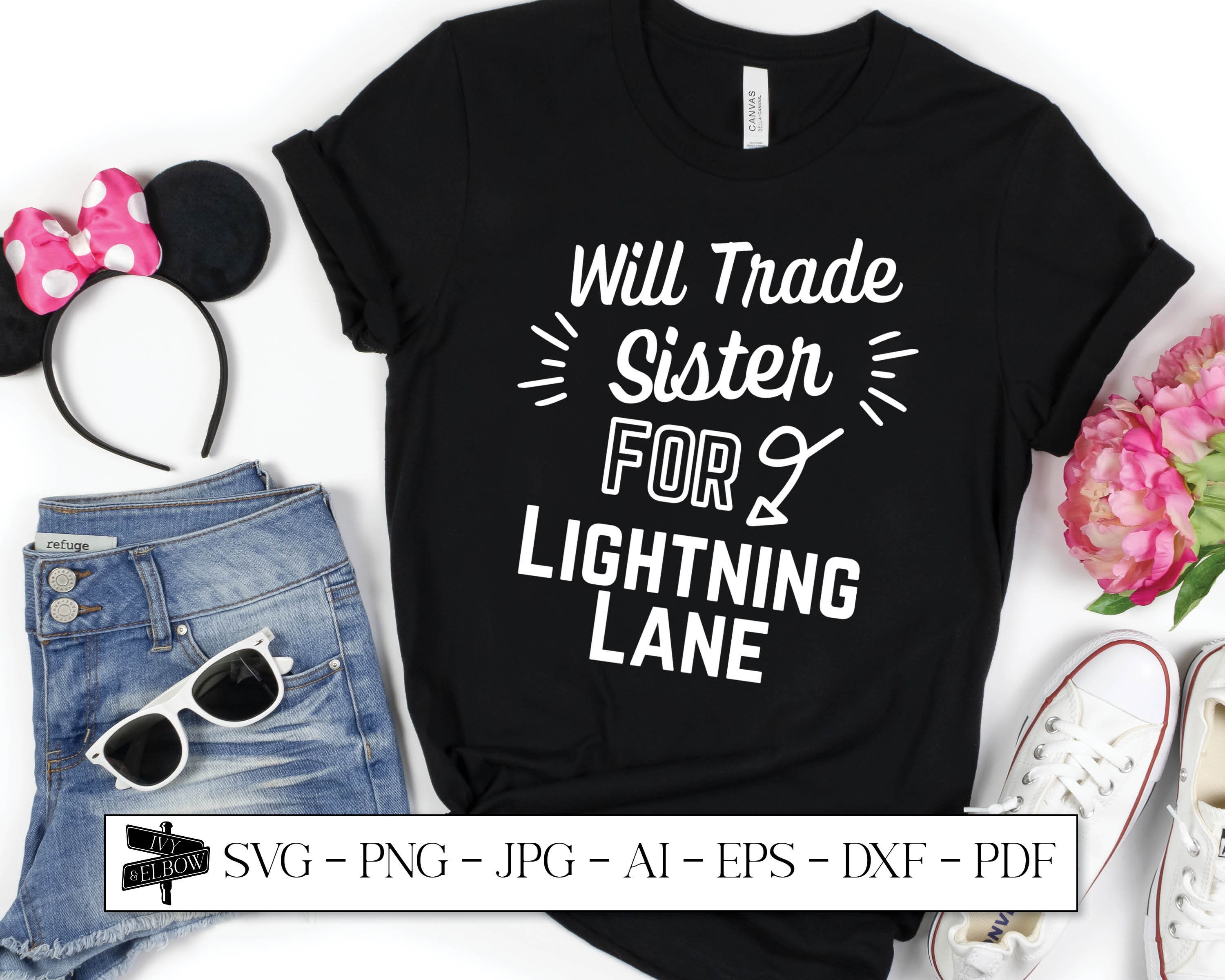 Will Trade Sister for Lightning Lane Theme Park T Shirt T Etsy