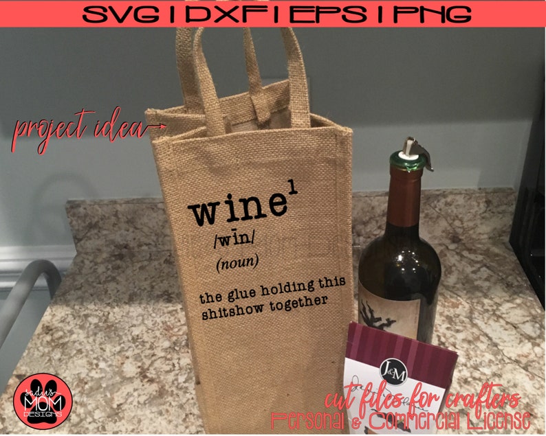 Instant Download Wine Definition SVG Funny Wine Saying Etsy