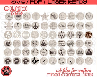 61 Designs | Instant Download | Car Vent Diffuser SVG Bundle | Pocket Hug Designs | Scrap Buster | Glowforge Tested | Extras | Digital File