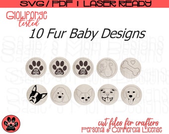 Fur Baby Car Vent Diffuser SVG Bundle | Pet Lover Designs (Digital File)