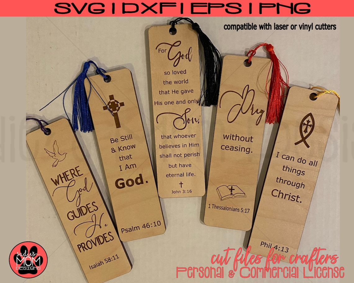 Instant Download Christian Bookmark Bundle Ten Faith Based Etsy