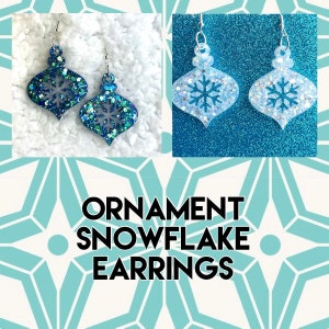 Ornament Snowflake Earrings
