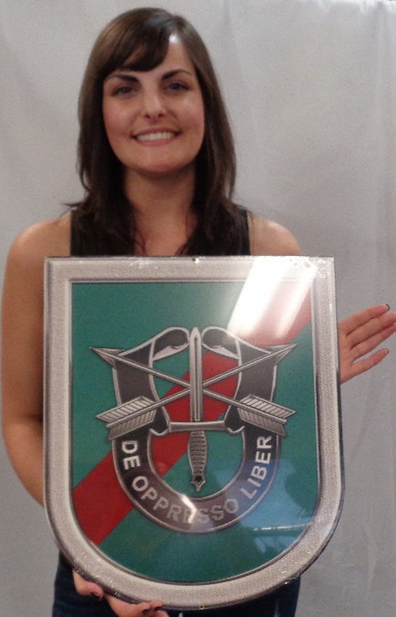 Special Forces 20th SF Group all metal Sign 18 x 15/"