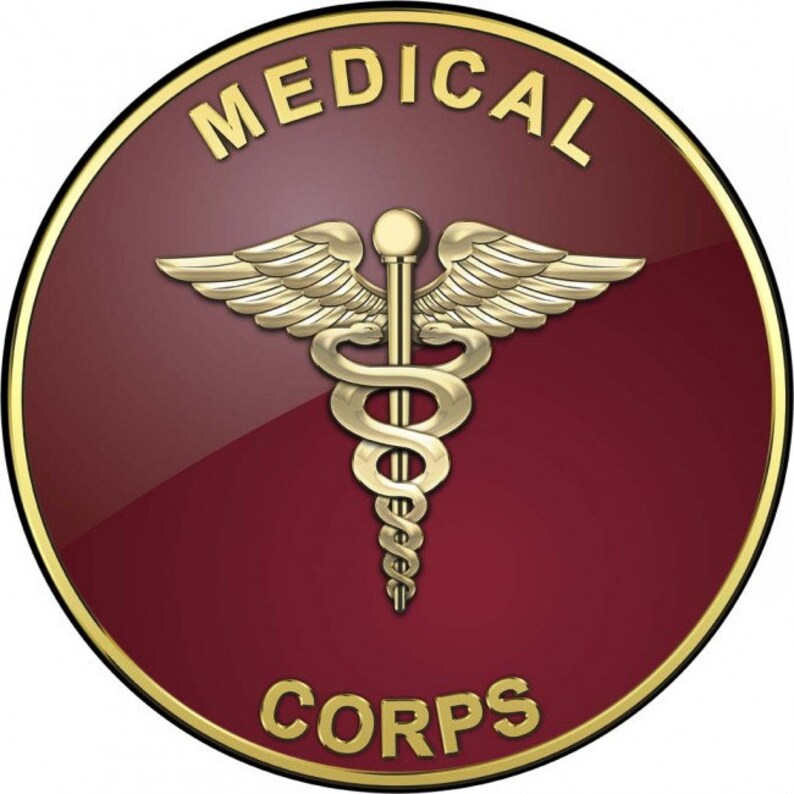 Army Medical Corps All Metal Sign 14 Etsy
