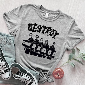 Destroy  t shirt punk new wave Unisex Heavy Cotton Tee