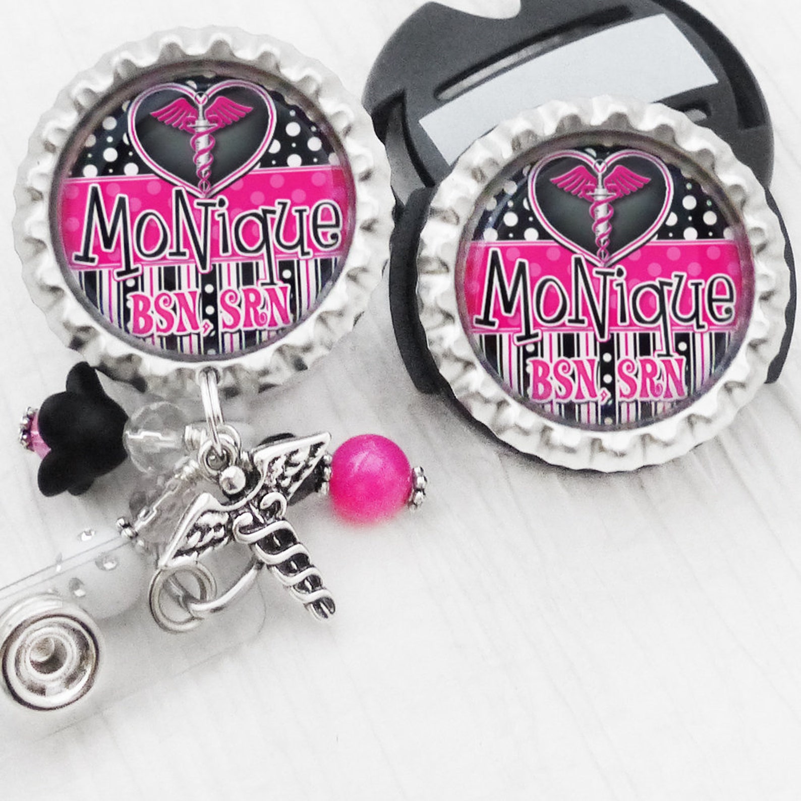 BSN RN Nursing ID Badge Reel Stethoscope Tag Set Personalized Etsy bsn-rn-nursing-id-badge-reel-stethoscope-tag-set-personalized-etsy