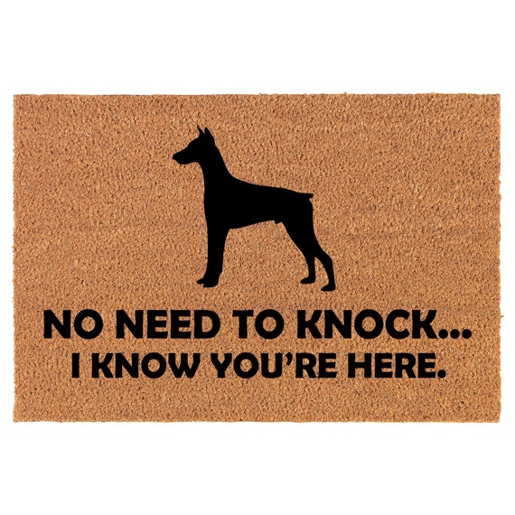 Doberman welcome mat online