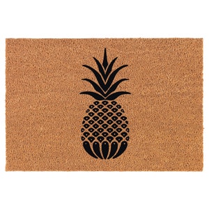 Pineapple Coir Doormat Door Mat Entry Mat Housewarming Gift Newlywed Gift Wedding Gift New Home