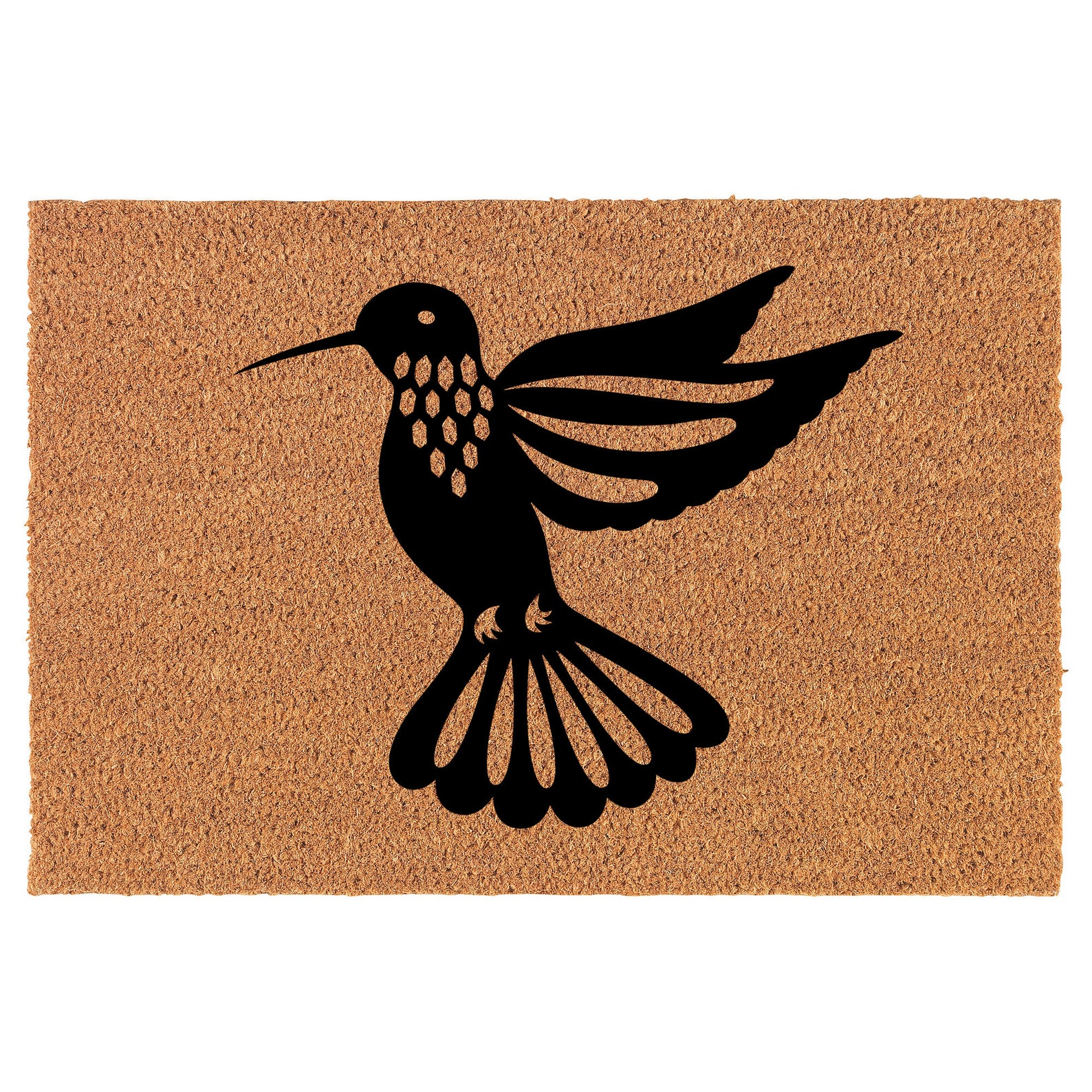 Hummingbird Coir Doormat Door Mat Housewarming Gift Newlywed Etsy