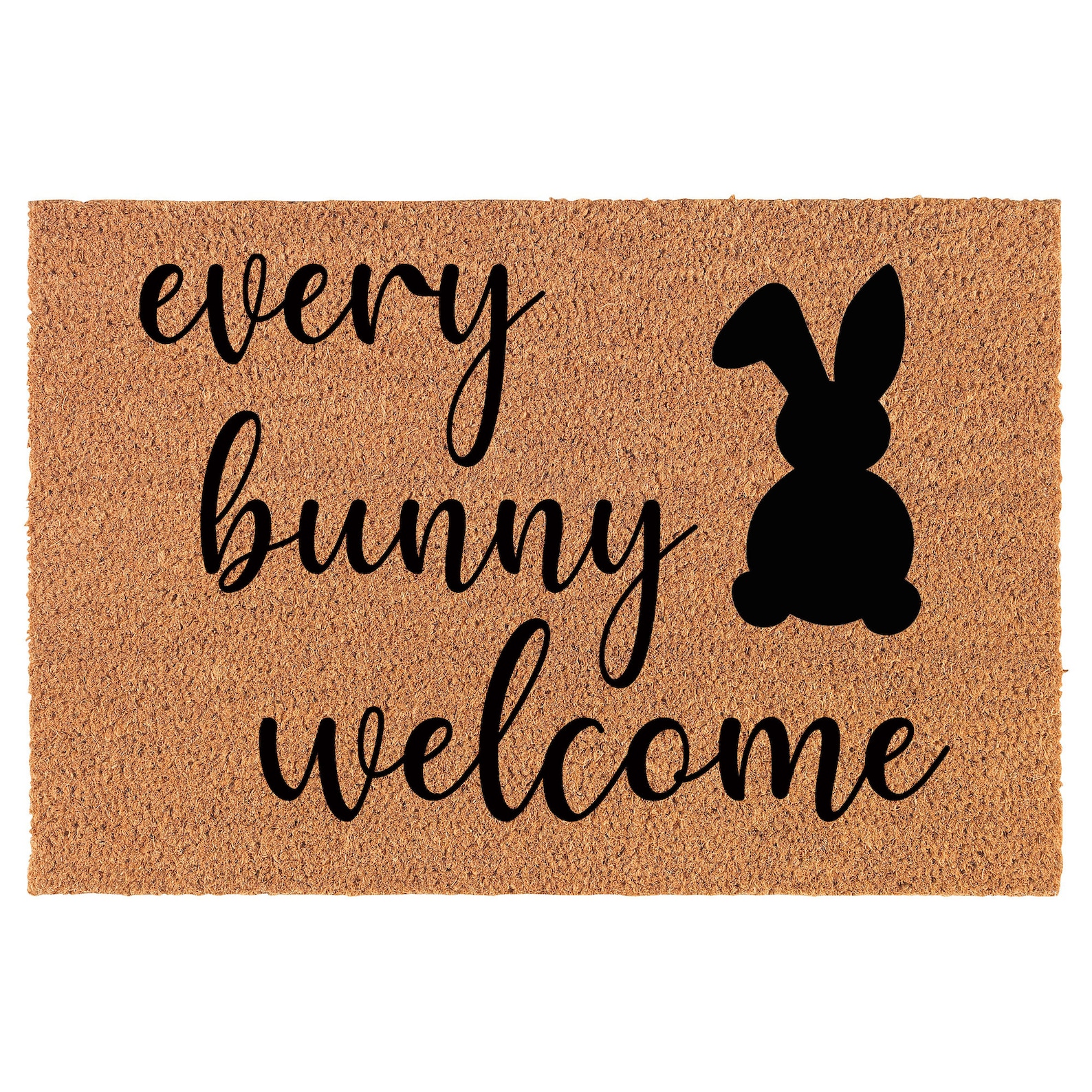 Every Bunny Welcome Easter Funny Rabbit Coir Doormat Door Mat - Etsy