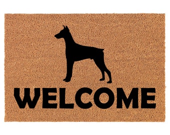 doberman doormat