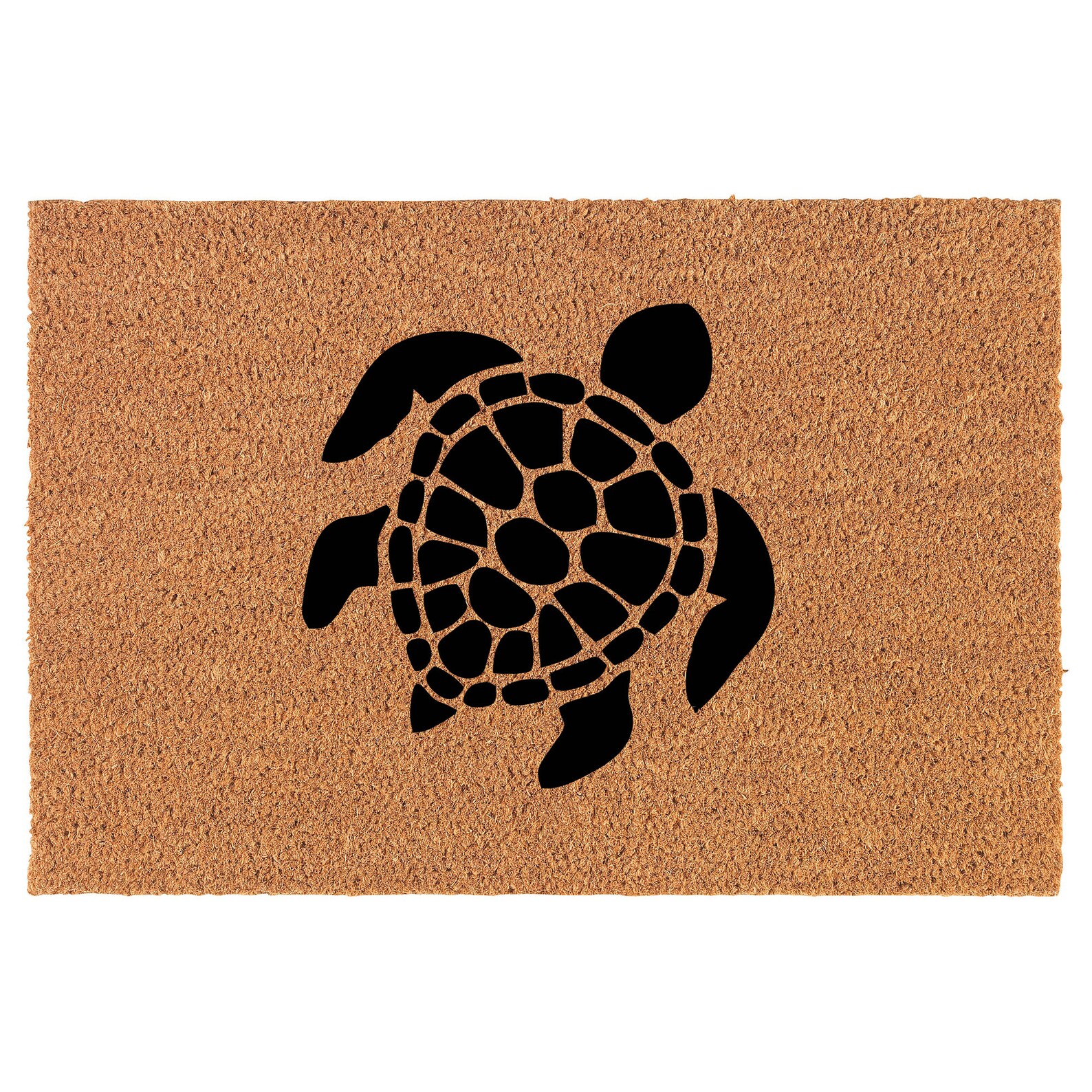 Sea Turtle Coir Doormat Door Mat Housewarming Gift Newlywed Etsy