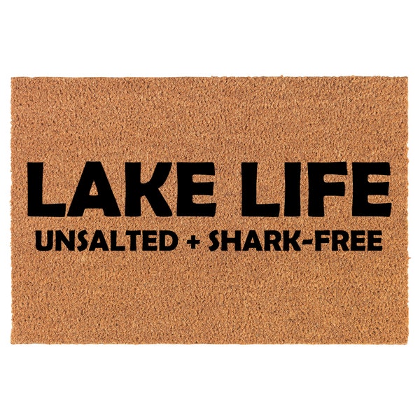 to the Lake Door Mat Etsy