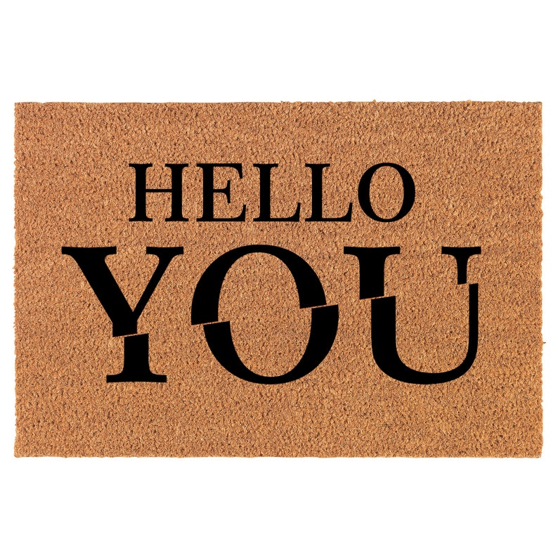 MIPstop Hello You Coir Doormat