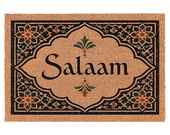Salaam arabe persan coco paillasson paillasson cadeau de pendaison de crémaillère cadeau de jeunes mariés cadeau de mariage nouvelle maison
