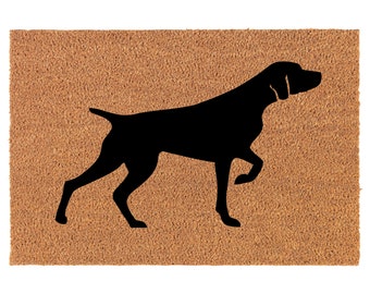 German Shorthaired Pointer Coir Doormat Door Mat Housewarming Gift Newlywed Gift Wedding Gift New Home