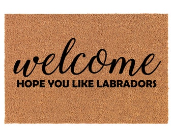 chocolate lab doormat
