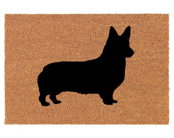 Corgi Coir Doormat Door Mat Entry Mat Housewarming Gift Newlywed Gift Wedding Gift New Home