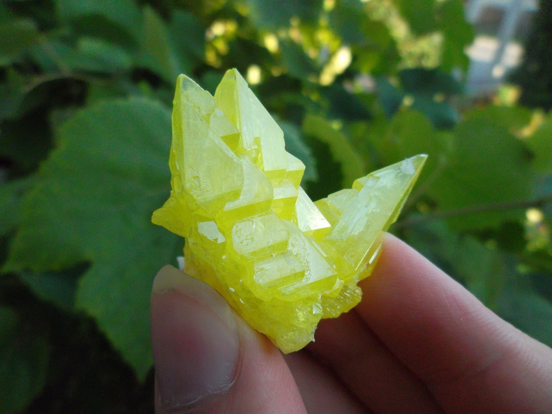 Little Sulfur Crystal 21g Sulfur Cluster Raw Sulphur Etsy
