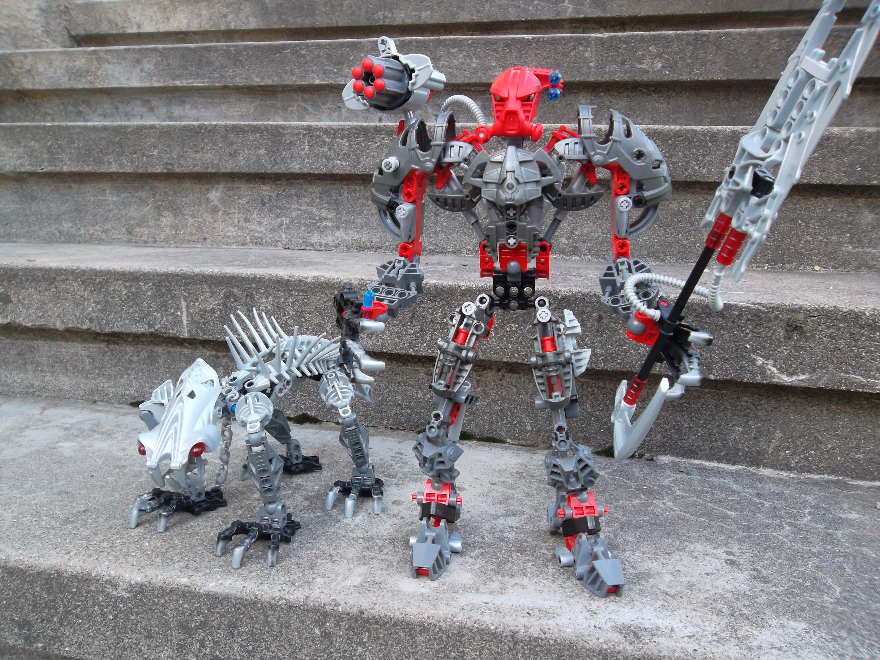 LEGO Bionicle Maxilos and Spinax 8924 Titan, Complete, Lego 
