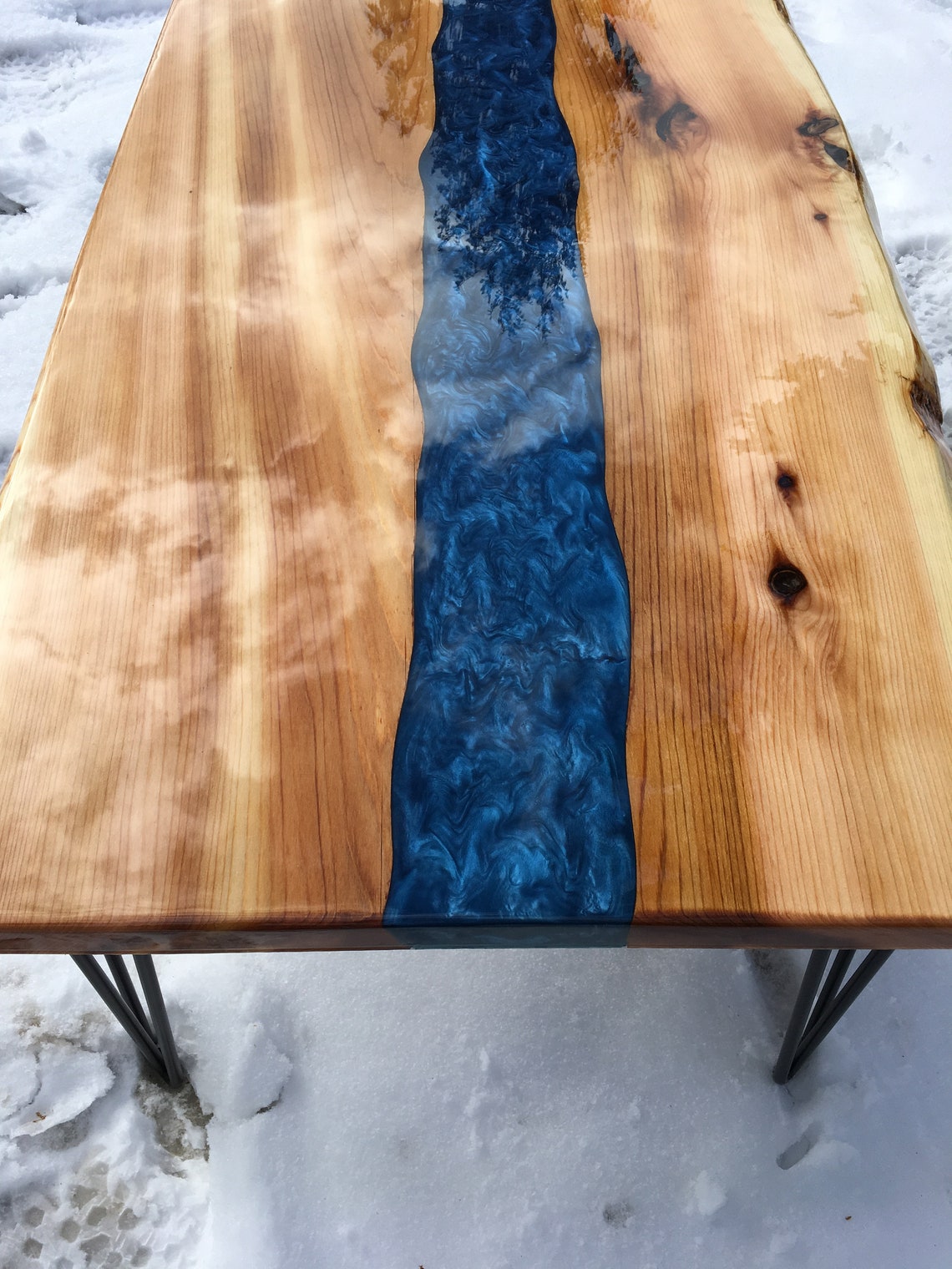 Resin River Table Etsy