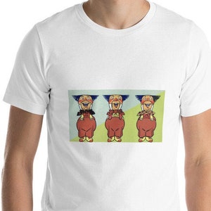 Alice in wonderland clown shirt, Vintage clown character wonderland Short-Sleeve Unisex T-Shirt