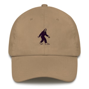Embroidered Bigfoot Sasquatch Yeti Dad hat