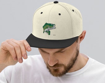 Bassfisch Sportsman es Fishing Snapback Mütze