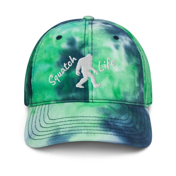 Squatch Life Tie Dye Hat Embroidered 