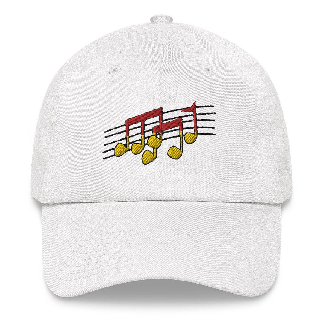 Music Notes Hat, Musicians Dad Hat, Baseball Cap - Etsy