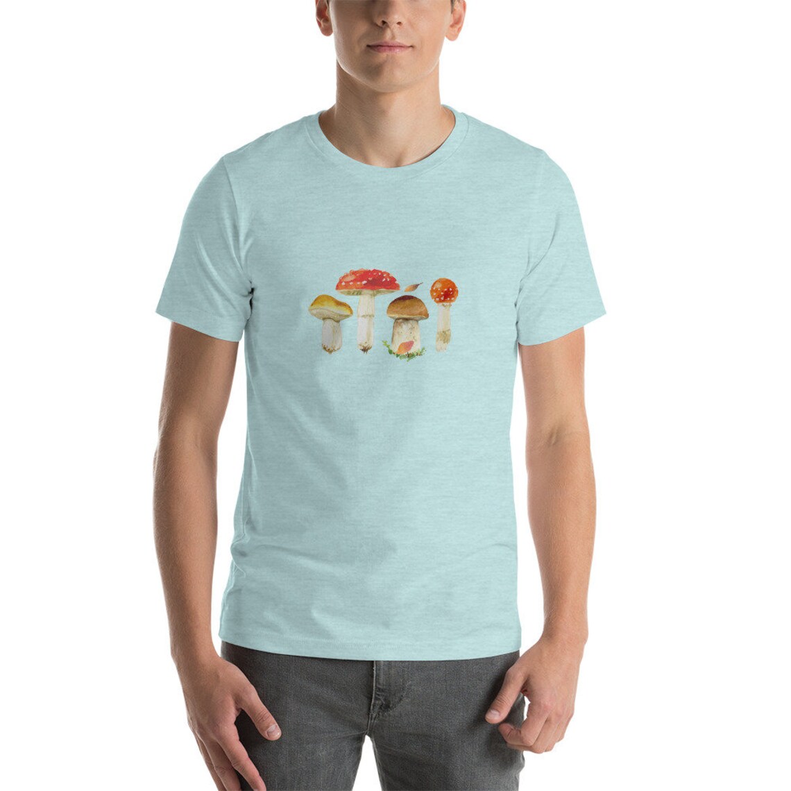 Colorful Mushrooms shirt Four Beatiful mushrooms great color | Etsy