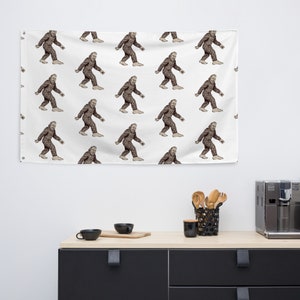 Bigfoot Sasquatch Gorilla Flag