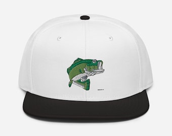 Fisch Fisch Deluxe Snapback Mütze, Angelmütze