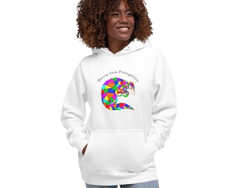 Pangolín Salva el pangolín Sudadera con capucha unisex