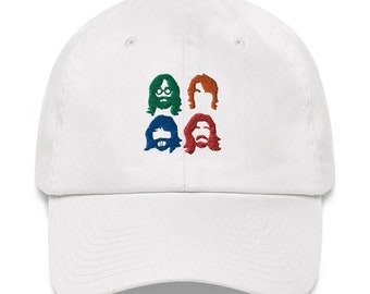 Music lover Fab Four embroidered Dad hat