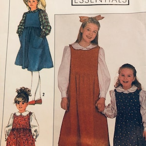 Simplicity 9328 Sewing Pattern Child’s Jumper and Blouse Girls Sz 5 & 6 80’s