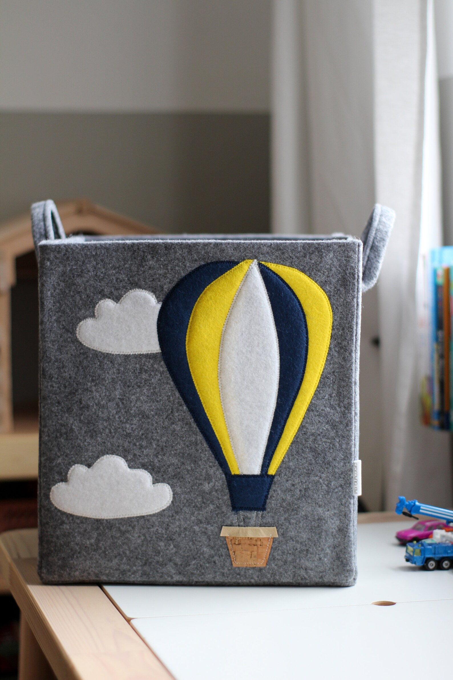 HOT AIR BALLOON Toy Storage for Kids Room Organization Ballon Etsy