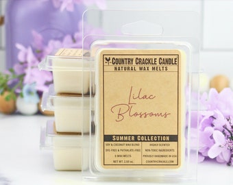 Lilac Blossoms | Soy Wax Melts | Wax Cubes | Natural Wax Melts | Wax Melts | Phthalate Free | Dye Free |